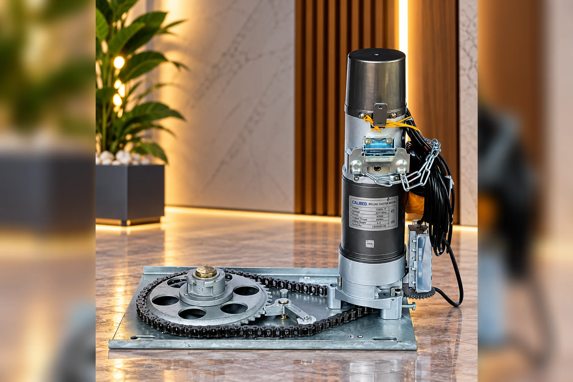 Side Drive Motor For Rolling Shutter