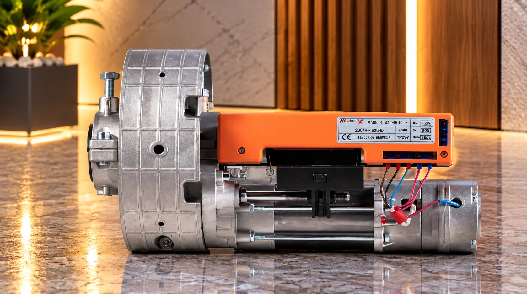 Centre Drive Motor Rolling Shutter